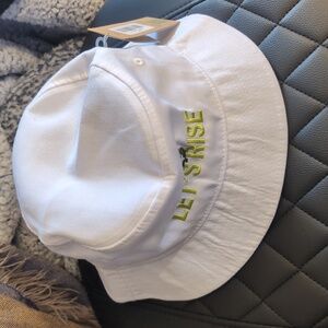 White Kids Hats let's Rise New With Tags